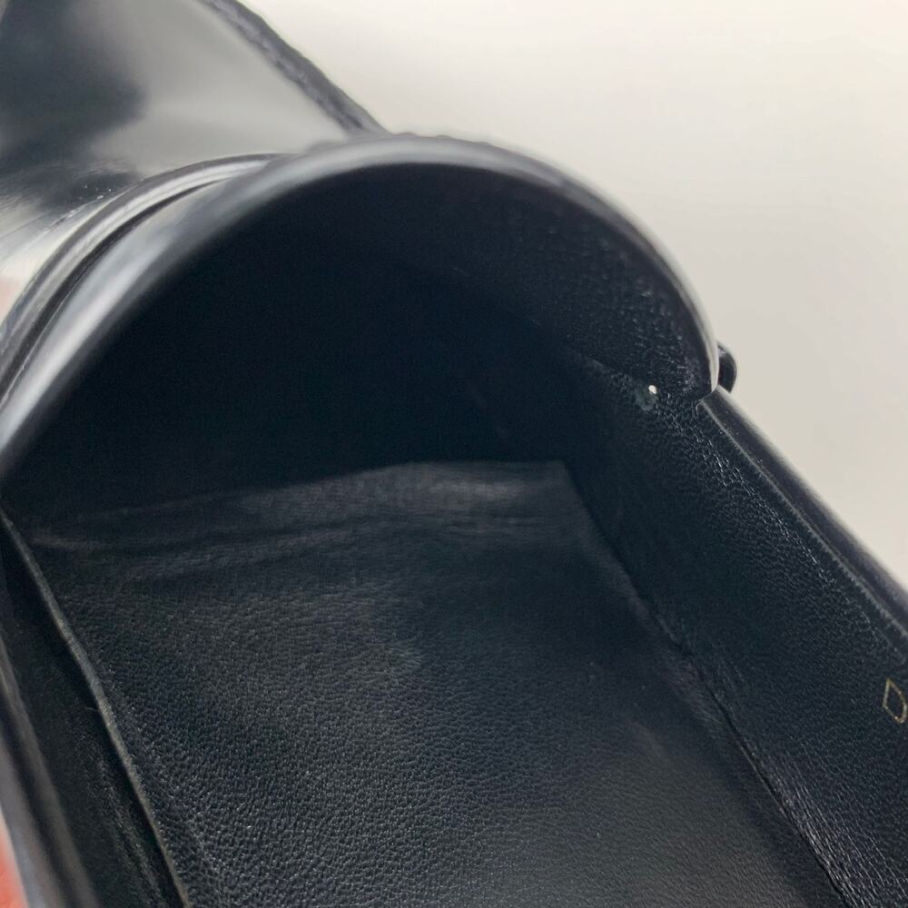 Saint Laurent YSL Loafers Black Leather Women's 39 US 9 - Picture 9 of 16